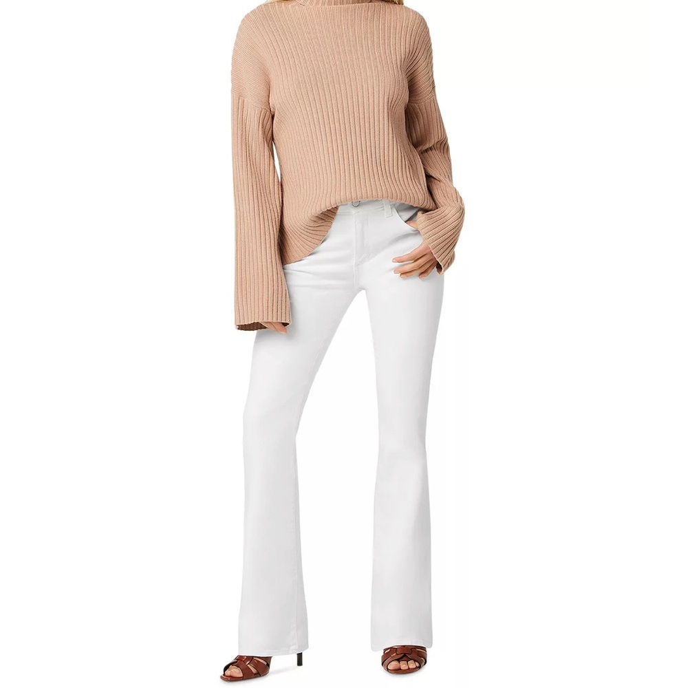 Joe's Jeans The Provocateur Petite Mid Rise Bootcut Jeans in White Size 28